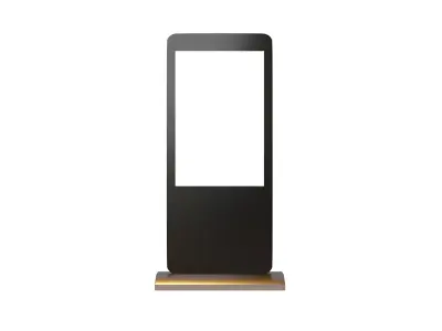Advertising Display LCD Mockup v1 001 Low-poly 3D model