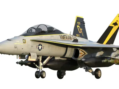 F-18 Hornet 3D model purchase
