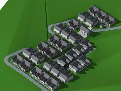 Chinese Style Architecture 3D model 40