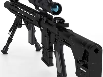 A and K Specialized DMR1 Low-poly 3D model