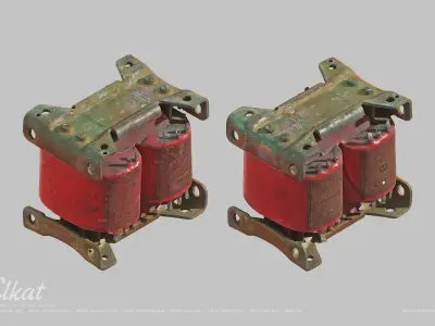 Elkat Electric Coil Scan 3D model