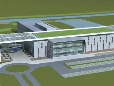 Office Building 3D model 66