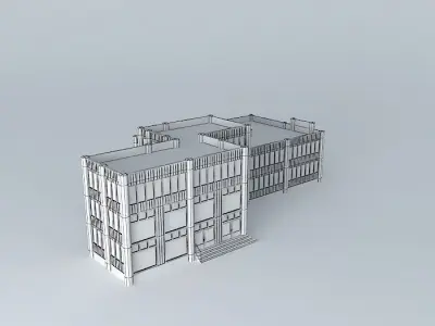 Train Station Free 3D model get