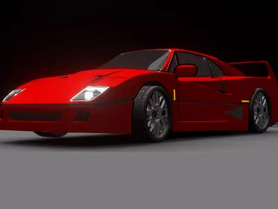 Ferrari sports car Free 3D model