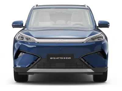 2026 BYD Atto 3 Evo with Interior 3D model