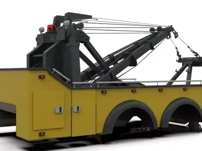 Holmes 850 Twin-Boom Wrecker System - 3D Printable Edition 3D print model