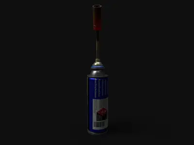 Portable Gas Burner- 3D model 3D model