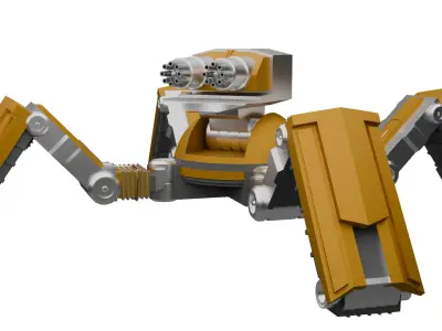 Mechanical War Robot 3D model