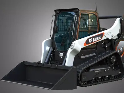 T76 Platinum Compact Track Loader - Bucket 3D model