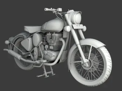 Royal enfield 3D model 3D model