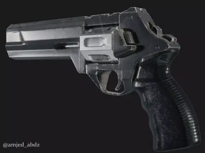 Sheriff gun Free 3D model