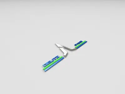 Same-Deutz Fahr-Logo 3D print model