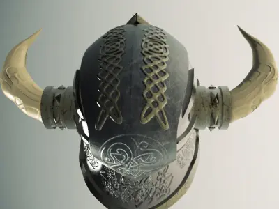 Gladiator Helm HighPoly 3D model