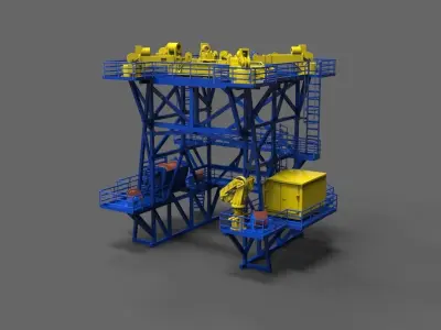 Handling Tower Edda Flora 3D print model