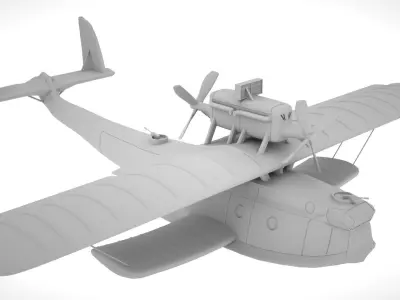 DaboHaze Airplane from Porco Rosso 3D model
