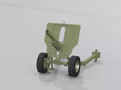OTO Melara model 56 Low-poly 3D model