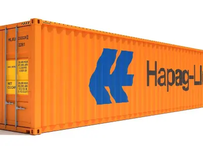 Shipping Container Hapag-Lloyd 3D model