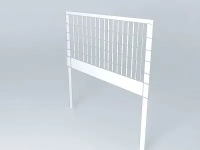 Deck Option %2321 3/8" Steel Cables in Leiu of Wood Lattice Free 3D model