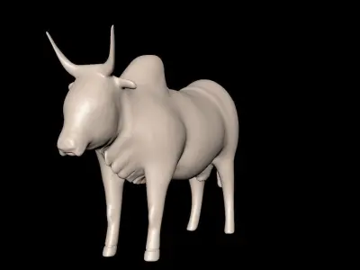 Bull- High poly bull 3D model