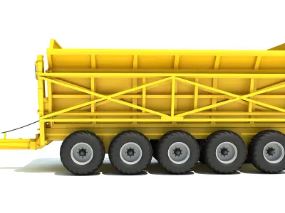 Cane Transfer Trailer 3D model