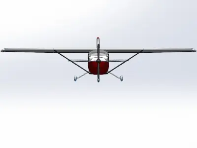 Cessna airplane 3D model