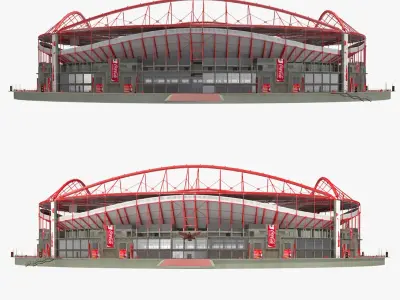 Stadium Estadio da Luz 3D model