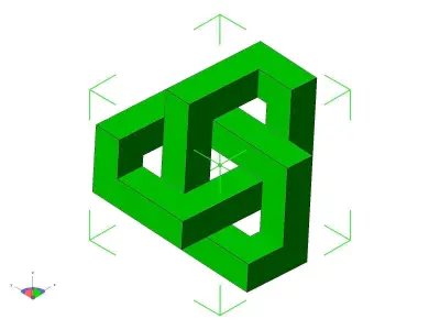 Geometric Knot Free 3D print model