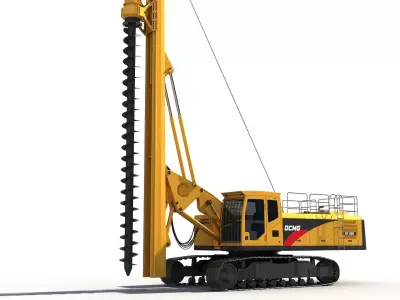 Spiral Drilling Machine 3D model