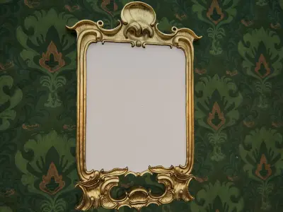 Victorian Picture Frames Low-poly 3D model
