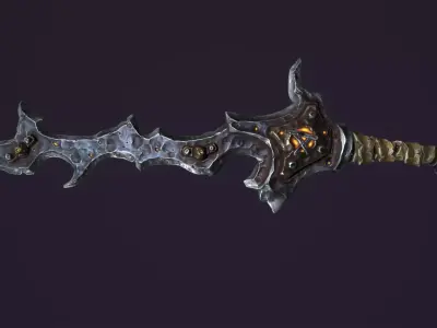 Brute sword Free 3D model
