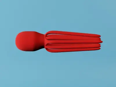Octopus Animated Low-poly 3D model