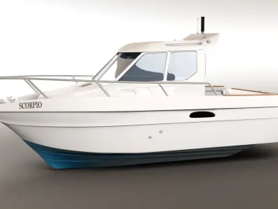 Scorpio Boat 3D model