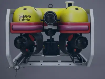 ROV Underwater Robot - Sea Eye Drone Submarine 3D model