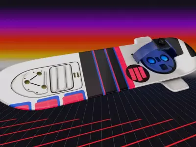 Power Shock Hoverboard  3D model