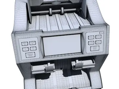Currency Counting Machine 3D model