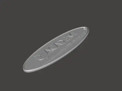 Academi Keyring Free 3D print model