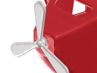 Mini Aircraft Toy 3D model