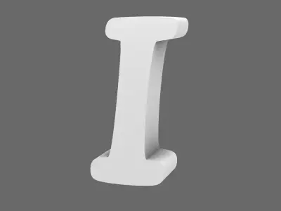 Space Knights V10R Standard Roman Numeral 01 Shoulder Symbols 3D print model