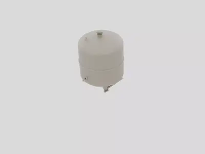 Industrial Factory Compressed Air Receiver Tank for 3D print 3D model