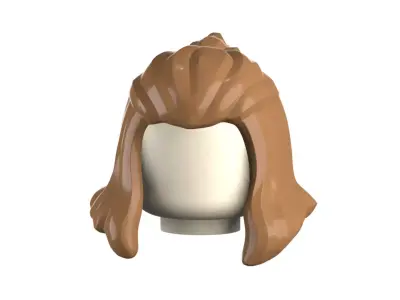Custom3Dprint Minifigure Accessory - Minifigure Hair S3 - 04 3D print model