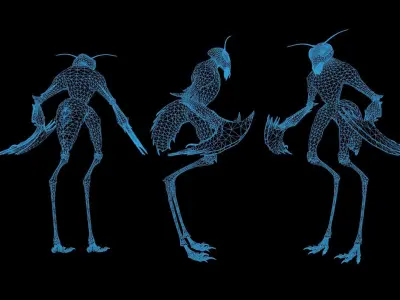 Insect Creature 2 Low-poly 3D model purchase