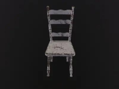 Old Chair 3D Model Low-poly 3D model purchase