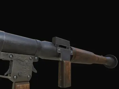 Gun RPG-7 Low-poly 3D model