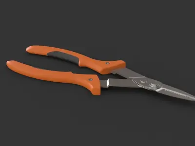 gardening shears 3D model