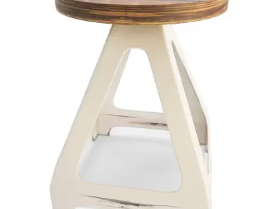 Livorno Industrial Stools 3D model