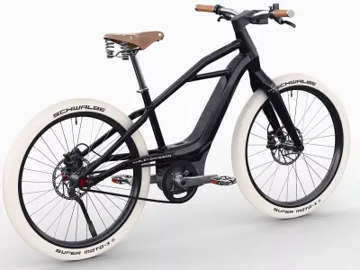Vintage electric bicycle Serial 1 MOSH TRIBUTE 3D model