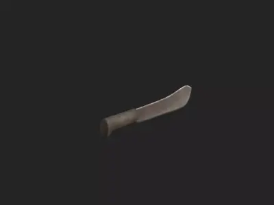 Knife 3D Model 003 Low-poly 3D model