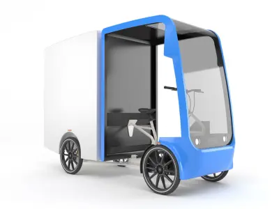 EAV Delivery bike 3D model