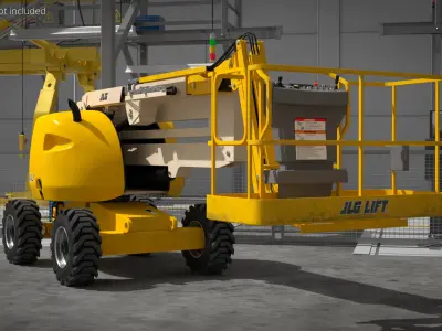  JLG Aerial Work Platform 450AJ Lift Yellow 