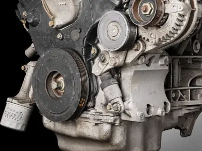 Scanned engine Honda v6 Honda j30 3D model